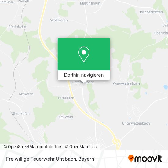 Freiwillige Feuerwehr Unsbach Karte