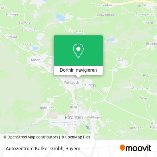 Autozentrum Kätker Gmbh Karte