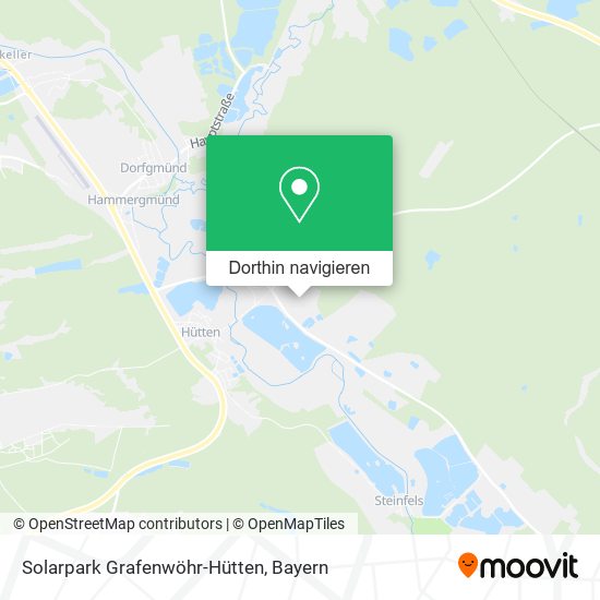 Solarpark Grafenwöhr-Hütten Karte