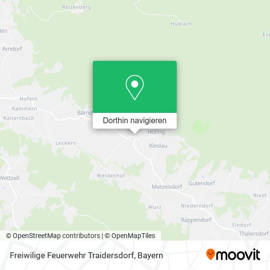 Freiwilige Feuerwehr Traidersdorf Karte