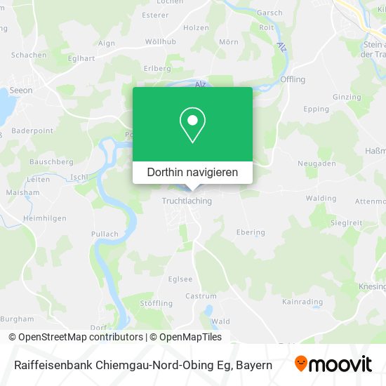 Raiffeisenbank Chiemgau-Nord-Obing Eg Karte