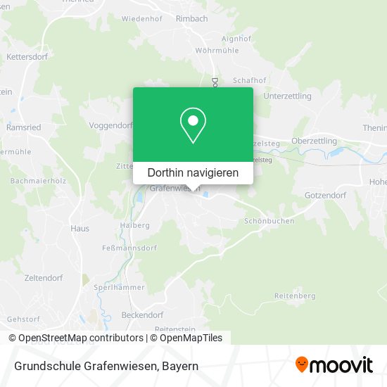 Grundschule Grafenwiesen Karte