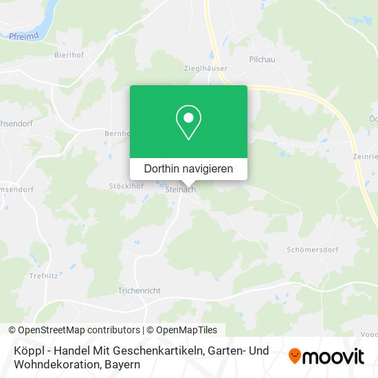 Köppl - Handel Mit Geschenkartikeln, Garten- Und Wohndekoration Karte