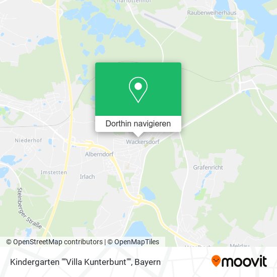 Kindergarten ""Villa Kunterbunt"" Karte