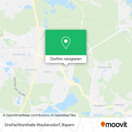 Dreifachturnhalle Wackersdorf Karte