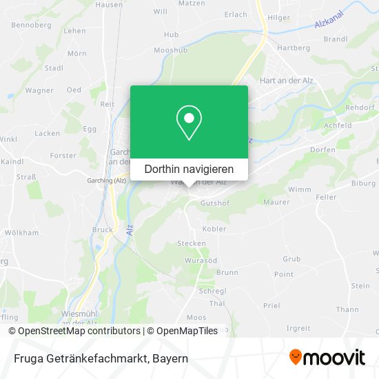 Fruga Getränkefachmarkt Karte