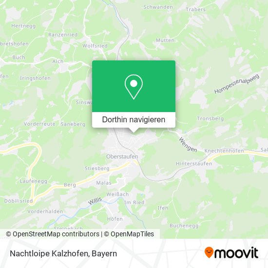 Nachtloipe Kalzhofen Karte