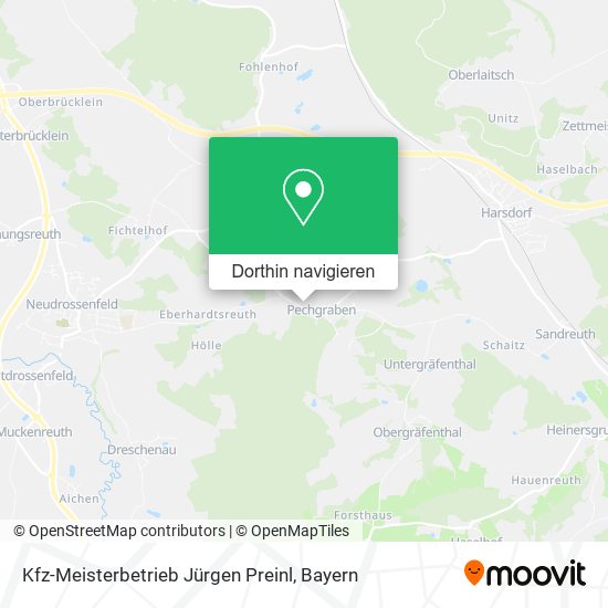 Kfz-Meisterbetrieb Jürgen Preinl Karte