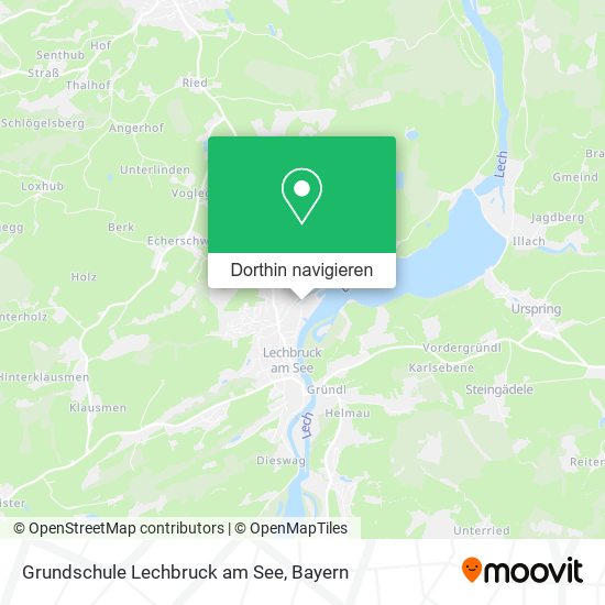 Grundschule Lechbruck am See Karte