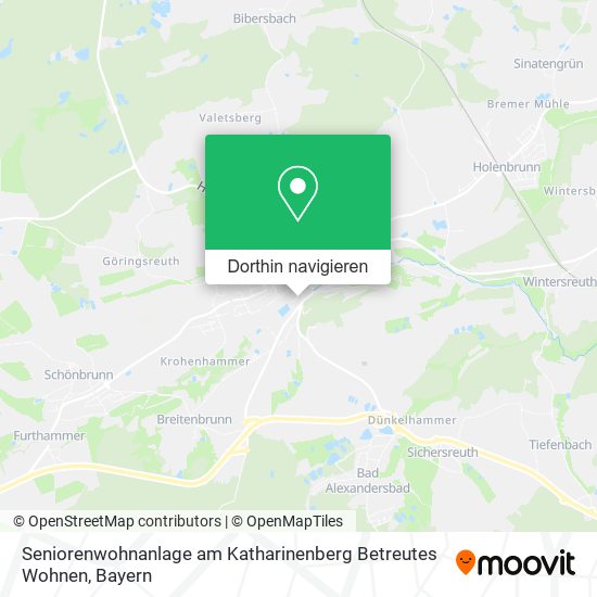 Seniorenwohnanlage am Katharinenberg Betreutes Wohnen Karte