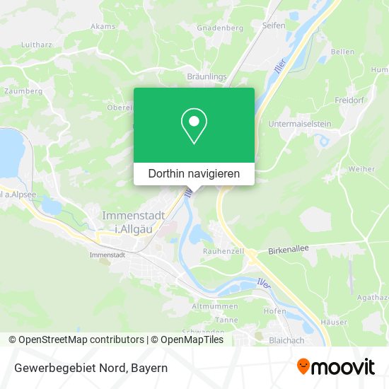 Gewerbegebiet Nord Karte