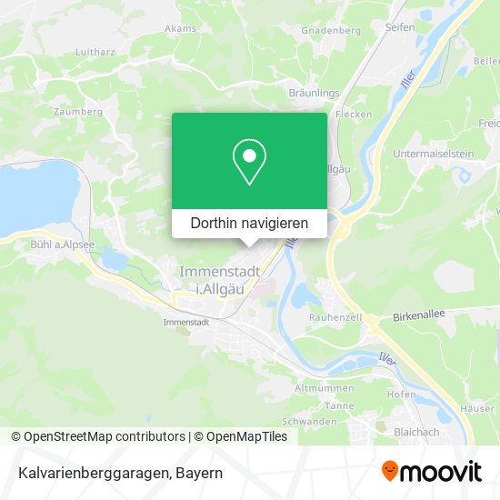 Kalvarienberggaragen Karte