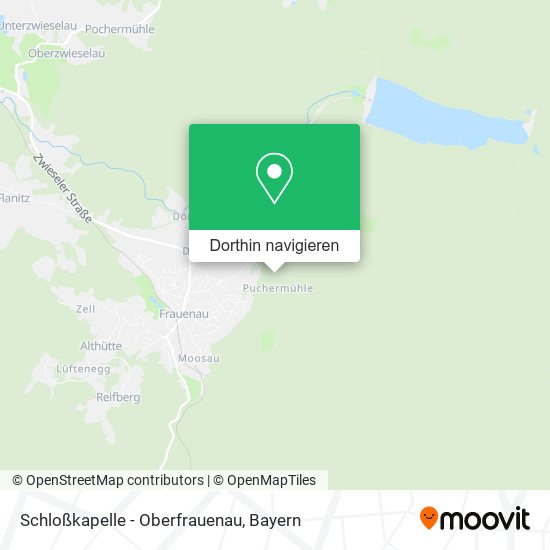 Schloßkapelle - Oberfrauenau Karte