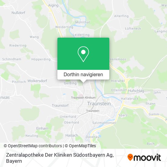 Zentralapotheke Der Kliniken Südostbayern Ag Karte