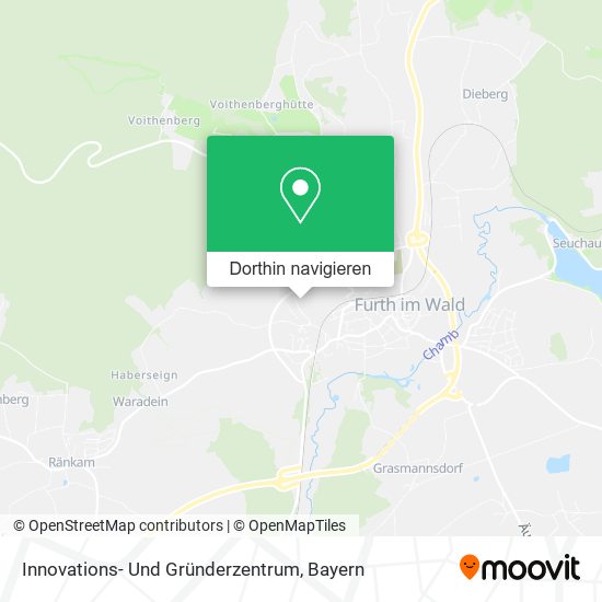 Innovations- Und Gründerzentrum Karte