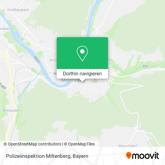 Polizeiinspektion Miltenberg Karte