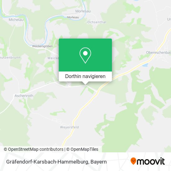 Gräfendorf-Karsbach-Hammelburg Karte