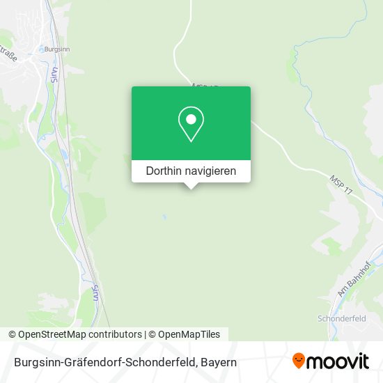 Burgsinn-Gräfendorf-Schonderfeld Karte