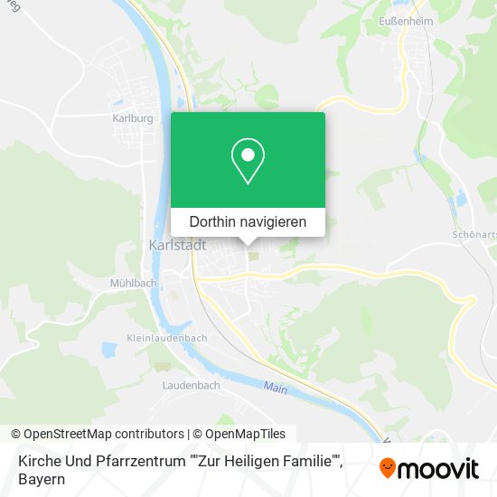 Kirche Und Pfarrzentrum ""Zur Heiligen Familie"" Karte