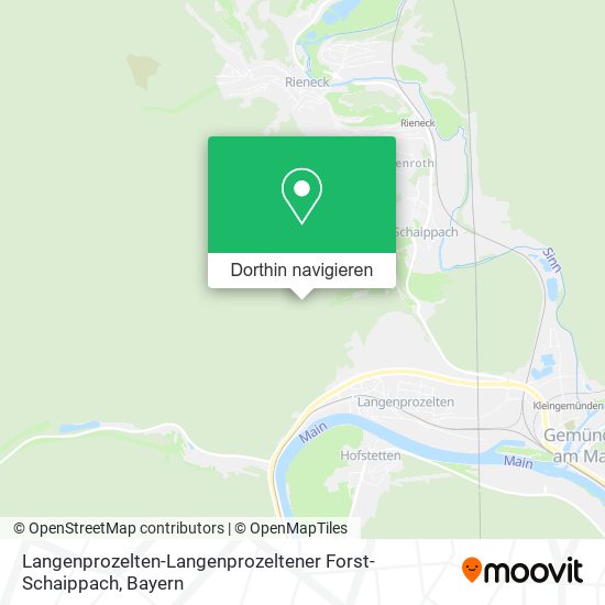 Langenprozelten-Langenprozeltener Forst-Schaippach Karte