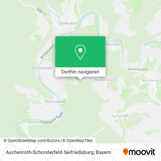 Aschenroth-Schonderfeld-Seifriedsburg Karte