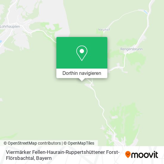 Viermärker Fellen-Haurain-Ruppertshüttener Forst-Flörsbachtal Karte
