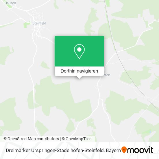 Dreimärker Urspringen-Stadelhofen-Steinfeld Karte