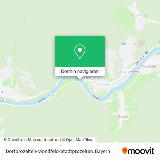 Dorfprozelten-Mondfeld-Stadtprozelten Karte