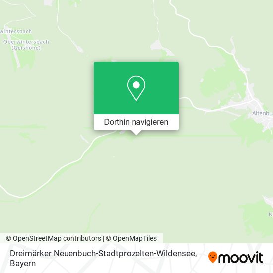Dreimärker Neuenbuch-Stadtprozelten-Wildensee Karte