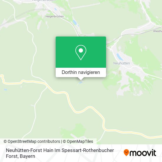 Neuhütten-Forst Hain Im Spessart-Rothenbucher Forst Karte