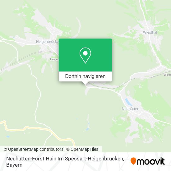 Neuhütten-Forst Hain Im Spessart-Heigenbrücken Karte