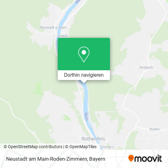 Neustadt am Main-Roden-Zimmern Karte