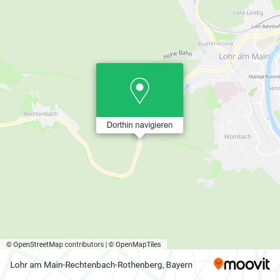 Lohr am Main-Rechtenbach-Rothenberg Karte