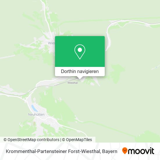 Krommenthal-Partensteiner Forst-Wiesthal Karte