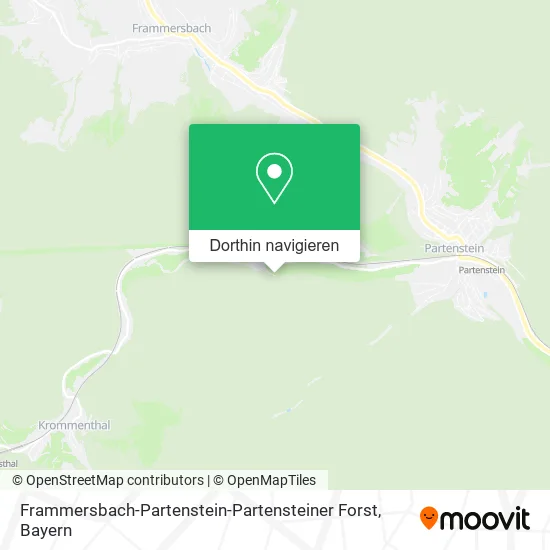 Frammersbach-Partenstein-Partensteiner Forst Karte