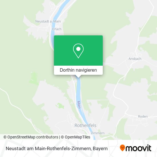 Neustadt am Main-Rothenfels-Zimmern Karte