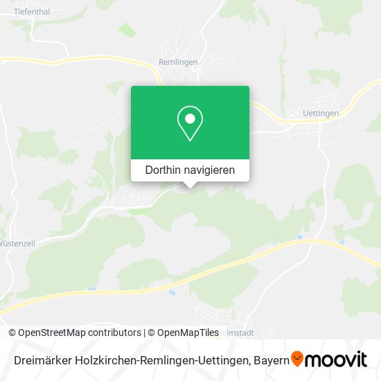 Dreimärker Holzkirchen-Remlingen-Uettingen Karte