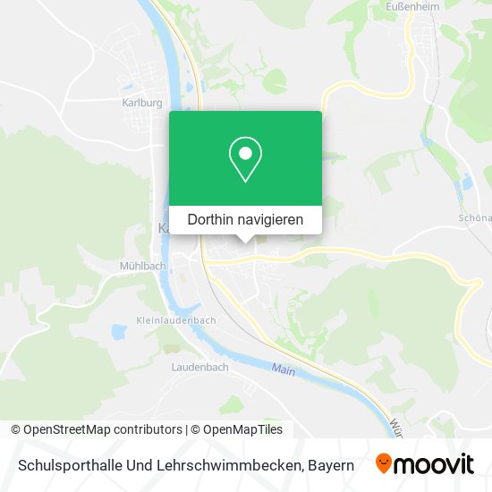 Schulsporthalle Und Lehrschwimmbecken Karte