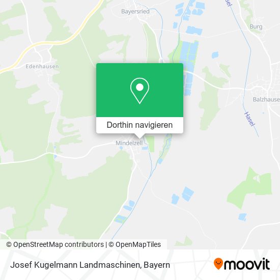 Josef Kugelmann Landmaschinen Karte