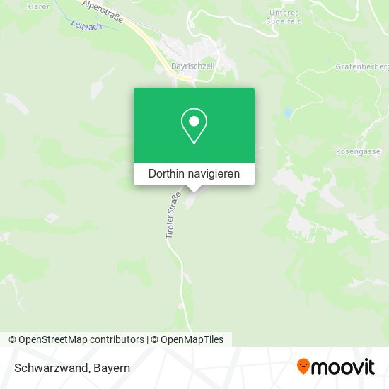 Schwarzwand Karte