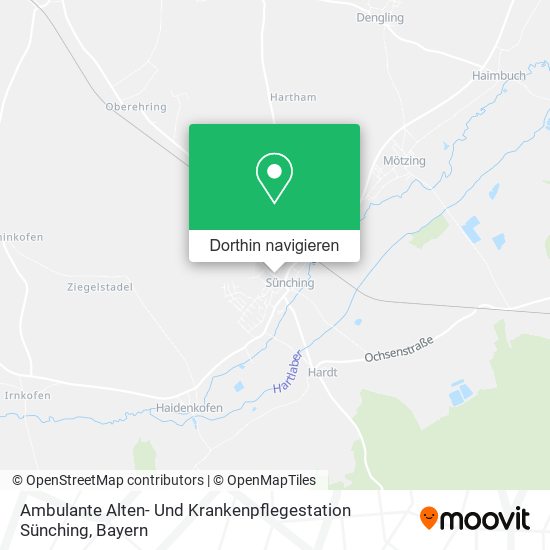Ambulante Alten- Und Krankenpflegestation Sünching Karte