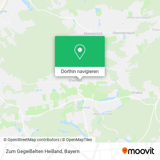 Zum Gegeißelten Heilland Karte