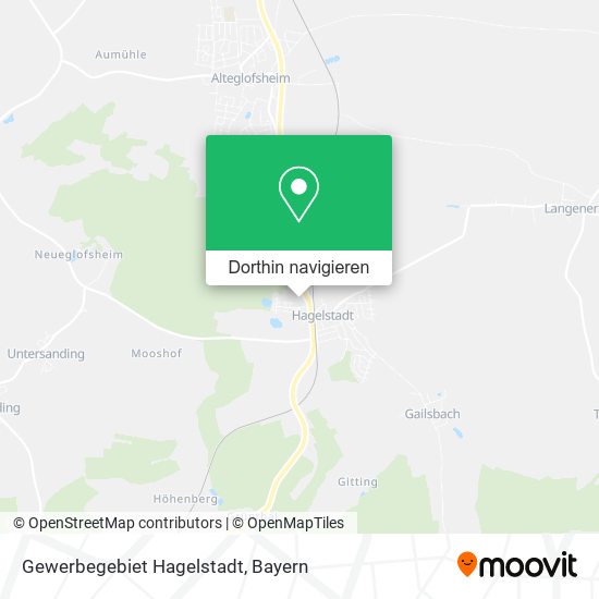 Gewerbegebiet Hagelstadt Karte