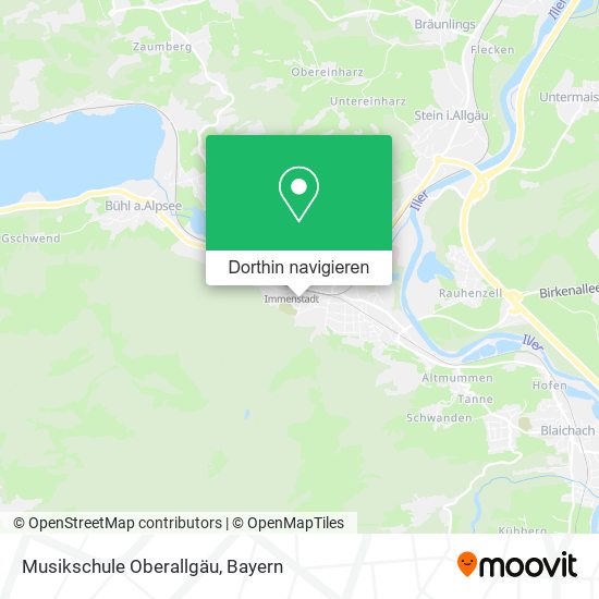 Musikschule Oberallgäu Karte