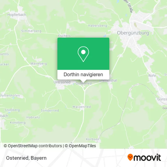 Ostenried Karte