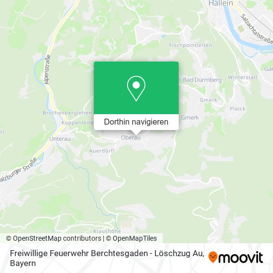 Freiwillige Feuerwehr Berchtesgaden - Löschzug Au Karte