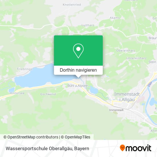 Wassersportschule Oberallgäu Karte