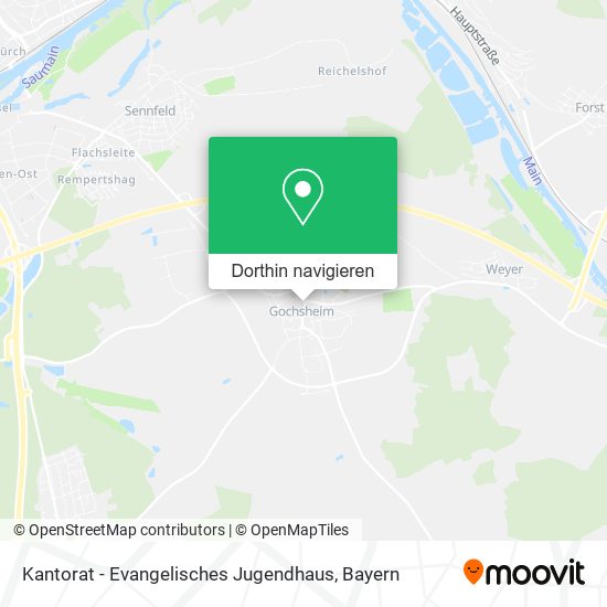 Kantorat - Evangelisches Jugendhaus Karte