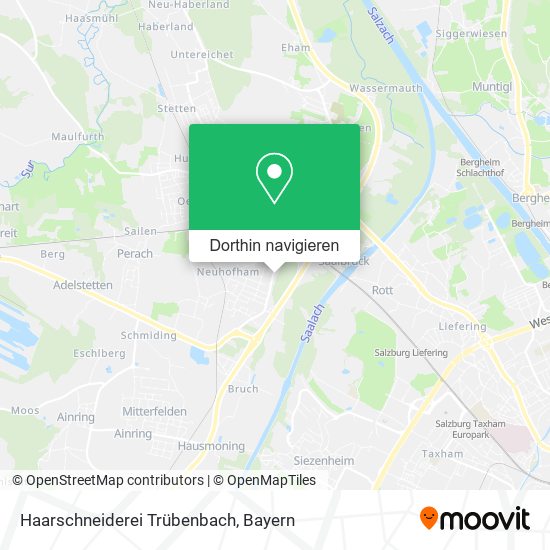 Haarschneiderei Trübenbach Karte