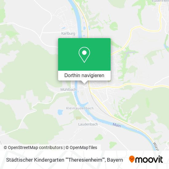 Städtischer Kindergarten ""Theresienheim"" Karte